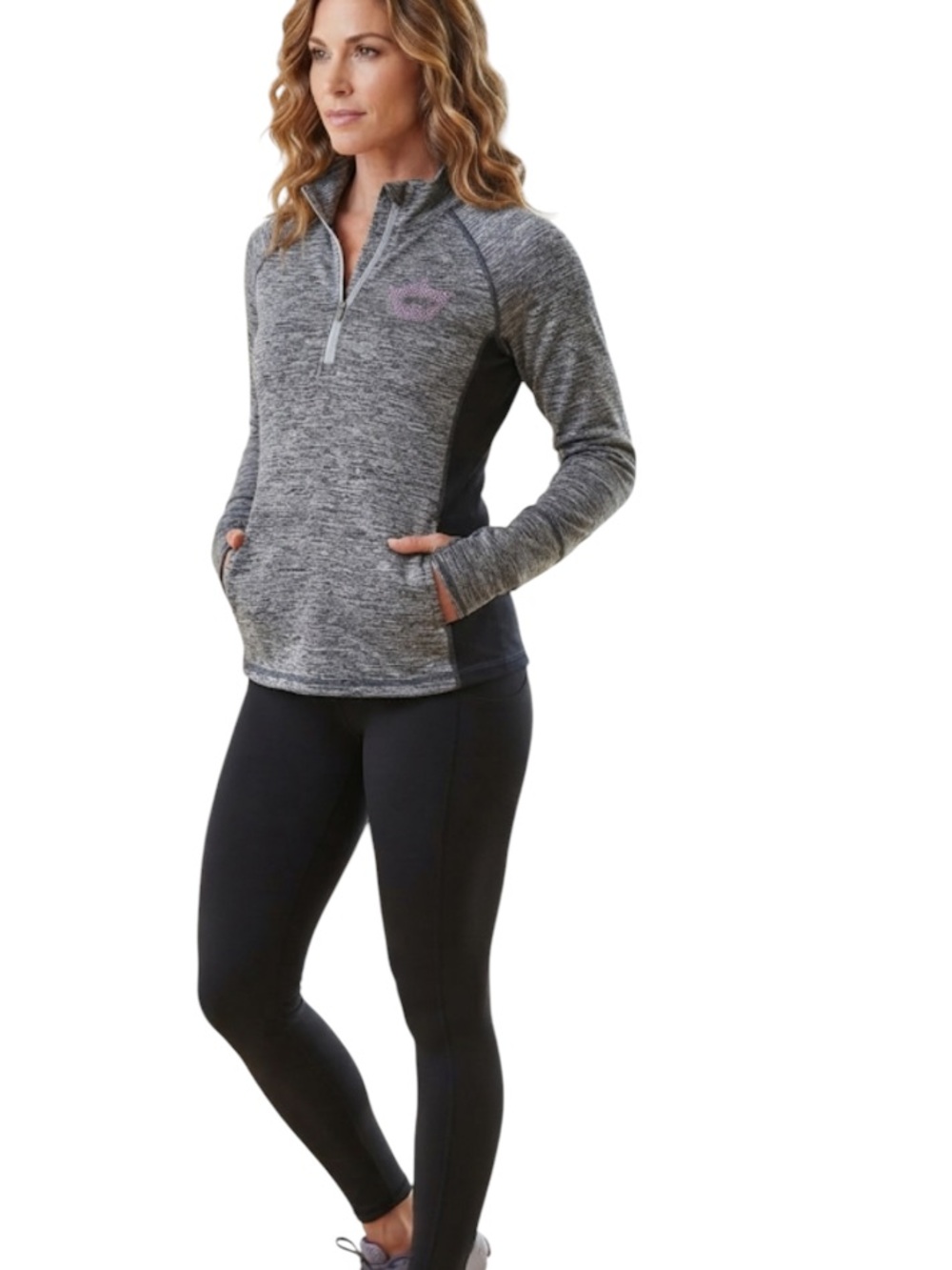 BAW woman's athletic wear size S in excellent condition  black gray